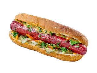 Хот-дог с охотничьей сосиской (295г)