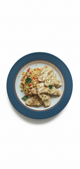 Судак тушенный в сливках (300г)