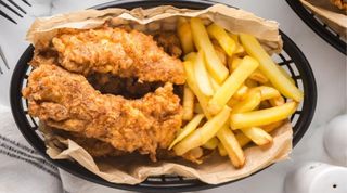 Frango e Batatas Fritas
