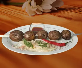 Шашлык из шампиньонов (250г)