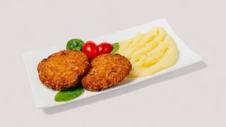 Пюре с куриной котлетой (250г)