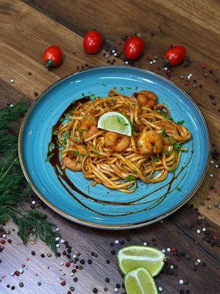 Удон с креветками (260г)