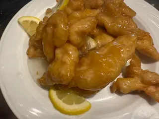 42a. Pollo fritto in salsa di limone