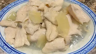 43. Pollo con ananas