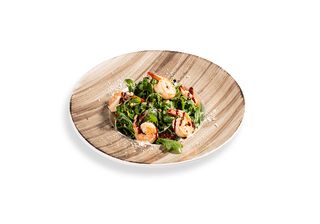 Салат с креветками и рукколой (250г)