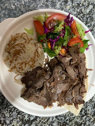 Говяжий донер на тарелке (450г)