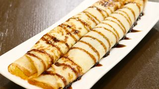 Блины с бананом в шоколаде (100г)