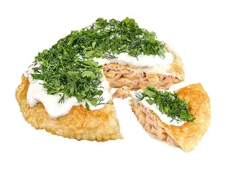 Пирог с кусочками курицы (445г)