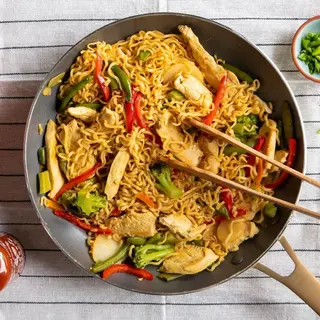 Chicken Ramen Noddles Stir fry