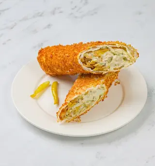 Жареный донер куриный с сыром (350г)