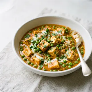 Matar paneer