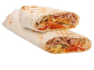 Донер Ассорти с сыром в сырном лаваше (370г)