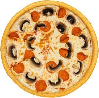 Пепперони с грибами (30см)
