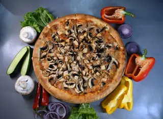 Пицца Курица с грибами (500г)