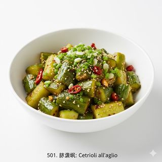 501 - Cetrioli all'aglio