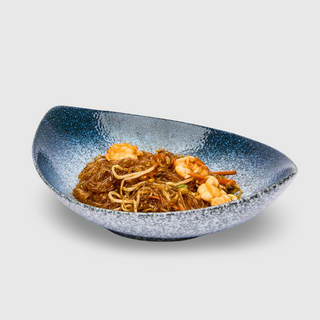 50. Spaghetti soia con gamberi
