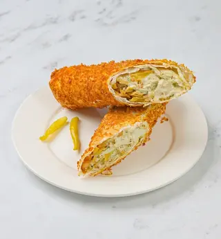 Жареный донер с курицей (350г)