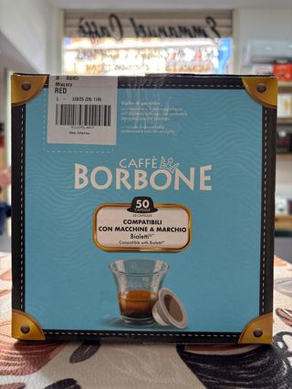 50 Capsule Bialetti rosso alluminio