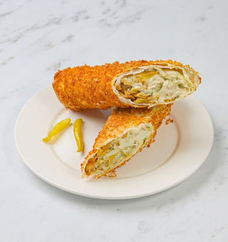 Жареный донер с говядиной и сыром (350г)