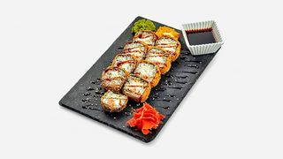 Американский Ролл (Угорь И Лосось) (100 г)