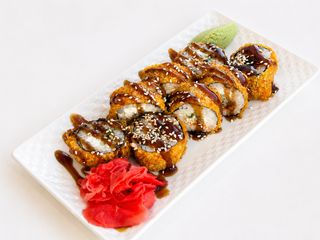 Жареный ролл с угрем (8шт) (280г)