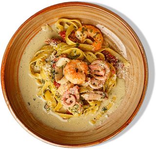 Паста с морепродуктами (300г)