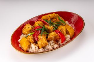 Курица в соусе Терияки с рисом (350г)