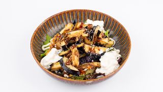 Хрустящие баклажаны с сыром страчателла (150г)