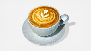 Латте с домашней солёной карамелью (350мл)