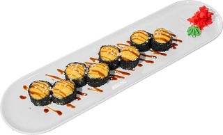 Запеченный С жареным лососем (330г)