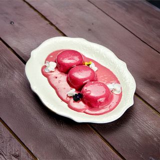 Сырники с черничным кремом(330г)