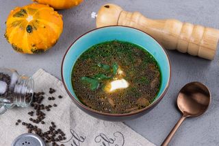 Суп грибной постный половинка (250г)