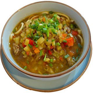 Домашний лагман с бульоном(400г)