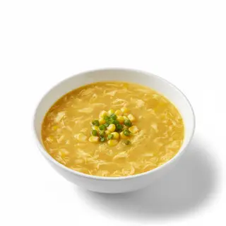 615 - Zuppa di uova e mais