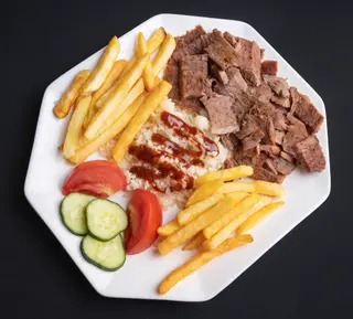 Донер из говядины на тарелке (450г)