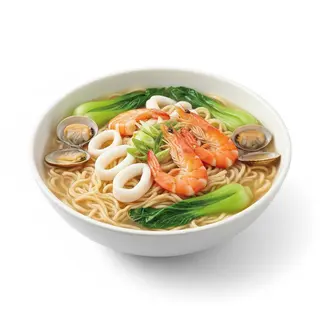 628 - Spaghetti con zuppa di frutti di mare