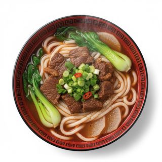 633 - Spaghetti di riso con zuppa di manzo