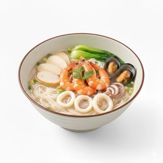 635 - Spaghetti di riso con frutti di mare