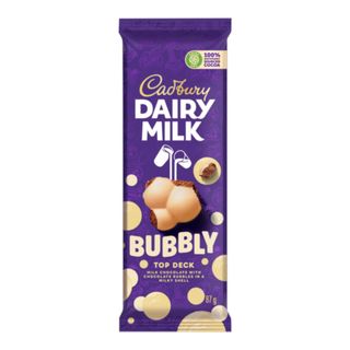 Cadbury Top Deck Bubbly Chocolate Slab 87g