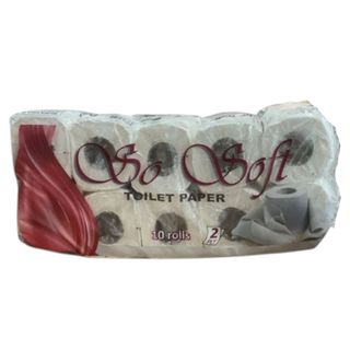 So Soft Toilet Paper 10 Pieces