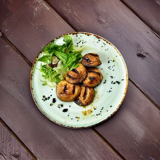 Грибы запеченные на углях в Josper печи(130г)