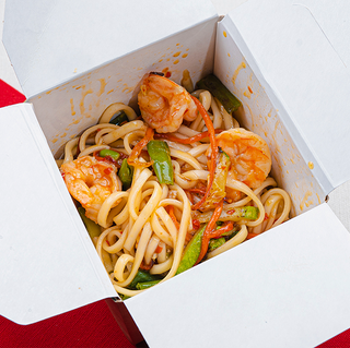 WOK с креветкой в фирменном соусе (400г)