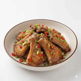 675 - Costolette di agnello sale e pepe