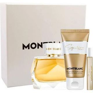 Mont Blanc Signature Absolue Set: 90ml EDP+ 7.5ml EDP+ 100ml Body Lotion