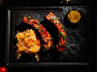 Свиные ребрышки BBQ (400г)