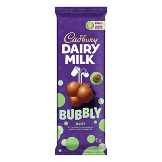 Cadbury Dairy Milk Bubbly Mint 80g