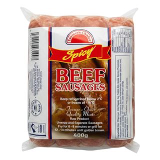 Farmers Choice Spicy Beef Sausage 400g