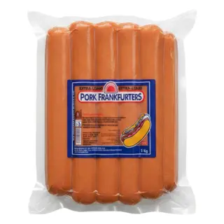 Farmers Choice Pork Frankfurters 1kg
