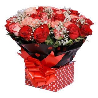 Mixed Rose Standing Bouquet
