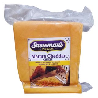 Snowmans Premium Mature Cheddar Cheese 1kg